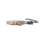 Burberry Laeder skrp Multicolor, Dam