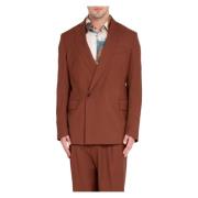 Costumein Ull Blazer Brown, Herr