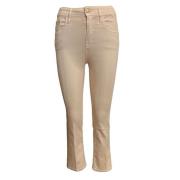 Jacob Cohën Cropped Straight Leg High Waist Jeans Beige, Dam