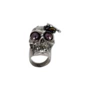 Alexander McQueen Pre-owned Pre-owned Silver ringar Gray, Dam