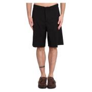 Costumein Fine Wool Shorts Black, Herr