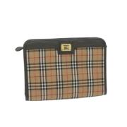 Burberry Vintage Pre-owned Nylon kuvertvskor Multicolor, Dam