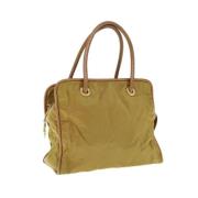 Celine Vintage Pre-owned Nylon handvskor Green, Dam