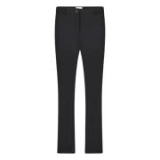 Jane Lushka Teknisk Jersey Cropped Chino Byxor Black, Dam