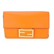 Fendi Vintage Pre-owned Laeder kuvertvskor Orange, Dam