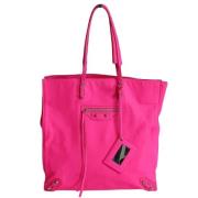 Balenciaga Vintage Pre-owned Laeder handvskor Pink, Dam