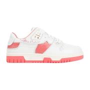 Acne Studios Rosa & Lila Låg Topp Sneakers Multicolor, Dam