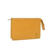 Louis Vuitton Vintage Pre-owned Laeder louis-vuitton-vskor Yellow, Dam