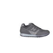 Hogan Italienska Lädersneakers Gray, Herr