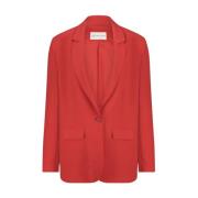 Jane Lushka Röd Lima Blazer Red, Dam