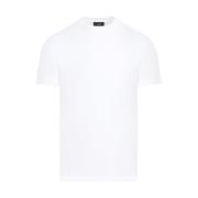 Dunhill Vit Bomull T-shirt Ss24 White, Herr