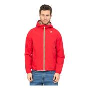 K-Way Röd Jack Slim Fit Nylonrock Red, Herr