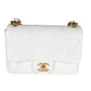 Chanel Vintage Pre-owned Laeder chanel-vskor White, Dam