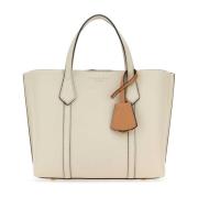 Tory Burch Ivory Läder Shoppingväska White, Dam