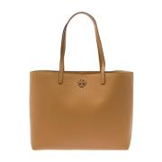 Tory Burch Brun Toteväska med Dubbel T-logotyp Brown, Dam