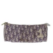 Dior Vintage Pre-owned Canvas kuvertvskor Purple, Dam