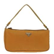 Prada Vintage Pre-owned Canvas prada-vskor Orange, Dam