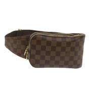 Louis Vuitton Vintage Pre-owned Canvas axelremsvskor Brown, Dam