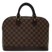 Louis Vuitton Vintage Pre-owned Canvas handvskor Brown, Dam