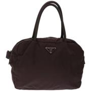 Prada Vintage Pre-owned Tyg prada-vskor Brown, Dam