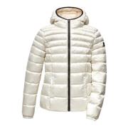 RefrigiWear Vit Hooded Mead Jacka med Fickor White, Dam