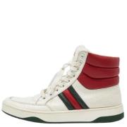 Gucci Vintage Pre-owned Laeder sneakers White, Dam