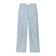 Samsøe Samsøe Flared Shelly Breeze Denim Jeans Blue, Dam