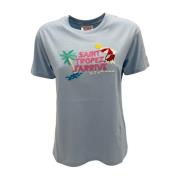 MC2 Saint Barth Klarblå Saint Tropez T-shirt Blue, Dam