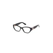 Guess Cat-eye glasögon med ikoniskt logotyp och strassdetaljer Black, ...