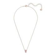 Swarovski Sten Hänge Halsband i Roséguld Pink, Dam