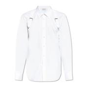 Alexander McQueen Bomullsskjorta White, Herr