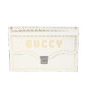 Gucci Vintage Pre-owned Laeder kuvertvskor White, Dam