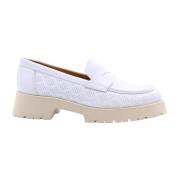 Ctwlk. Stiliga Berry Loafers för Kvinnor White, Dam