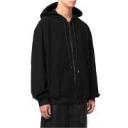 424 Textured Logo Hoodie Svart Black, Herr