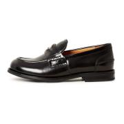 Cesare Gaspari Svarta Blockklack Loafers Black, Dam