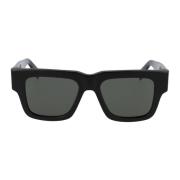 Retrosuperfuture Mega Solglasögon för Ultimat Stil Black, Unisex
