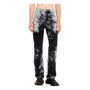 Louis Gabriel Nouchi Rök Tie Dye Denim Straight Leg Jeans Multicolor, ...