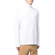 Études Vit Långärmad Turtleneck Golfstil White, Herr