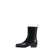 aeyde Svart Bill Biker Boot Black, Dam