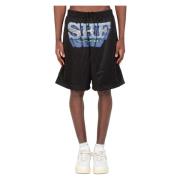 SKY High Farm Mesh Shorts för Aktiv Livsstil Black, Herr