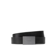 Boss Chic Mens Belt Black, Herr