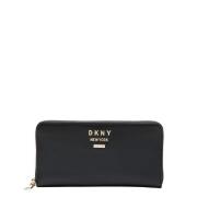 Dkny Stilfull dragkedja plånbok svart Black, Dam