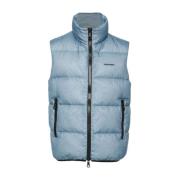 Dsquared2 Stilig Gilet för Män Blue, Herr