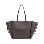 Michael Kors Freya Large Open Tote Bag Brown, Dam