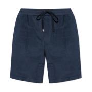 Paul Smith Bomullsshorts med logotyp Blue, Herr