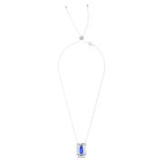 Swarovski Chroma Octagon Blue Necklace Multicolor, Dam