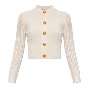 Balmain Kofta med dekorativa knappar White, Dam