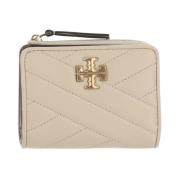 Tory Burch Chevron Matelassé Läder Plånbok Beige, Dam