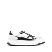 Ami Paris 101 Vita Svarta Arcade Sneakers White, Dam