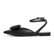 Cesare Gaspari Slingback Ballerina - Svart Black, Dam